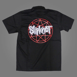 Рубашка Slipknot лого на пуговицах