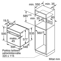 Встраиваемый электрический духовой шкаф Siemens HR675GBS1S
