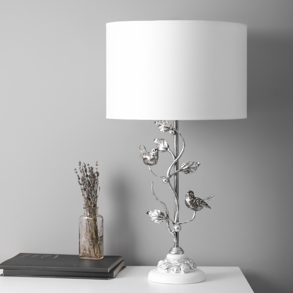 Настольная лампа Terra Spring Айс Античное серебро