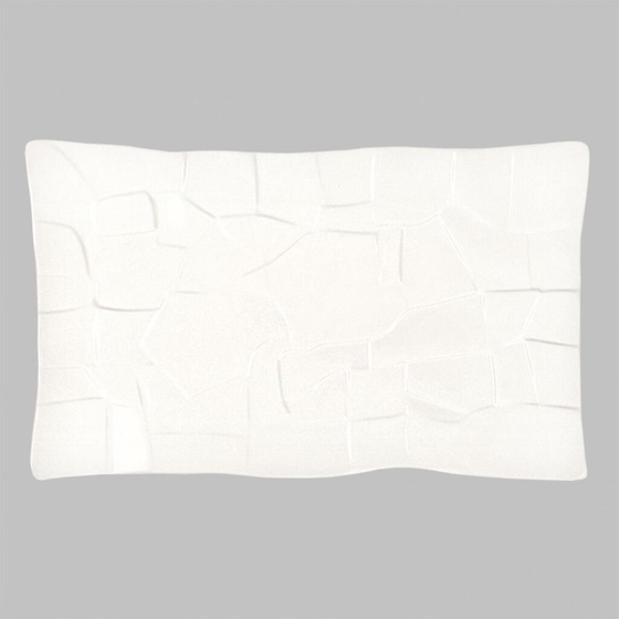 Блюдо прямоугольное 32,5*19,5 см h2 см Texture Style белое фарфор P.L. Proff Cuisine [4]