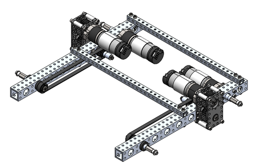 Robits Mecanum Chassis
No Wheels
13.7:1 NeveRest Hex