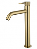 Смеситель для раковины высокий WONZON & WOGHAND, Брашированное золото (WW-H1062-BG)