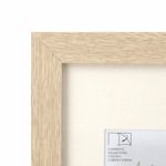 Рамка 21х30 см с паспарту 13х18 см, небьющаяся, багет 26 мм, МДФ, BRAUBERG "Ambassador", цвет дуб, 391367