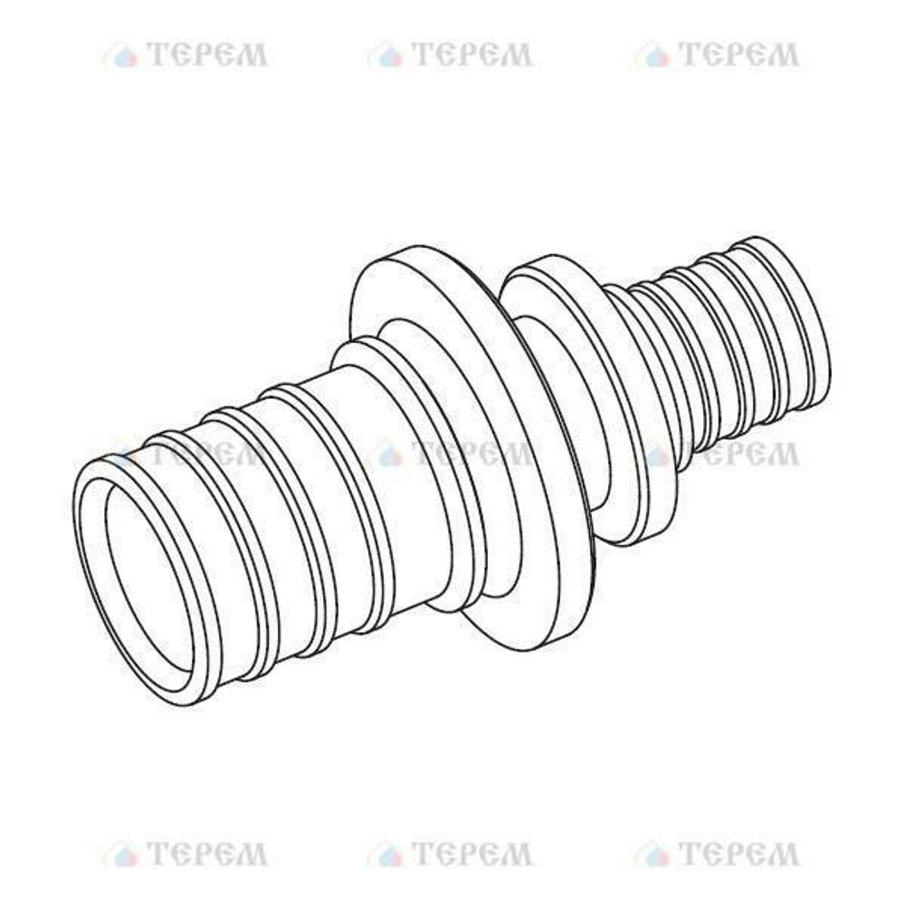 REHAU RAUTHERM S Фитинги Муфта соединительная переходная 20-17