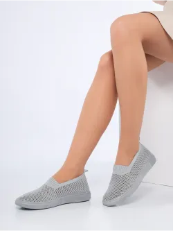 Мокасины летние текстильные