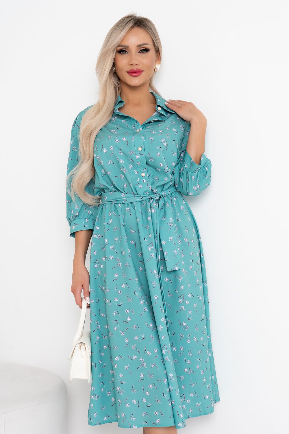 Платье Ангелина (мята) Р11-1177 Nikol (Акция)