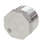 Заглушка сталь нерж Ду 25 (1") НР Benarmo