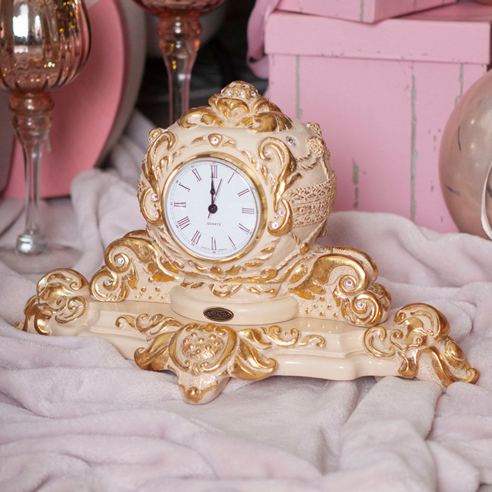 Часы настольные Райское яблоко Айвори