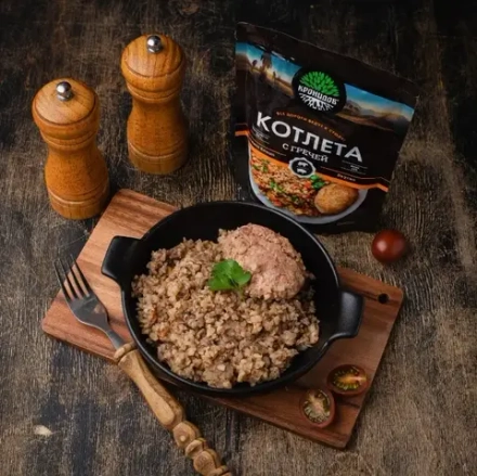 Котлета с гречей Кронидов