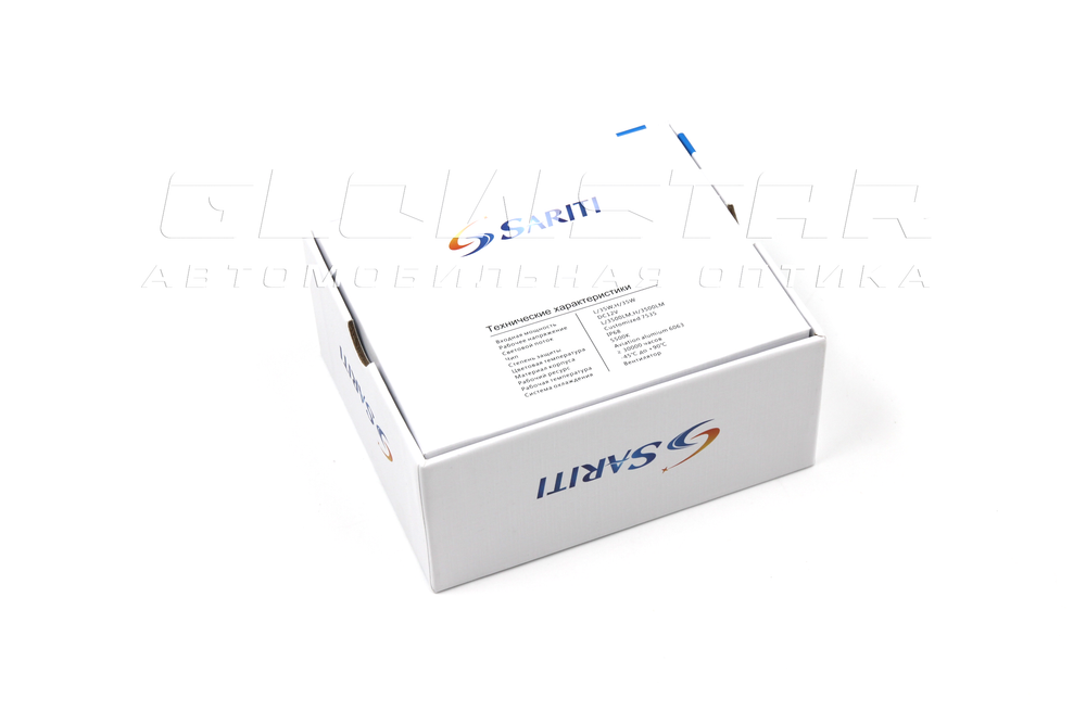 Cветодиодные лампы H8/H9/H11/H16 Sariti E4S с вентилятором, 12V, 25W, 5500K (комплект, 2шт)