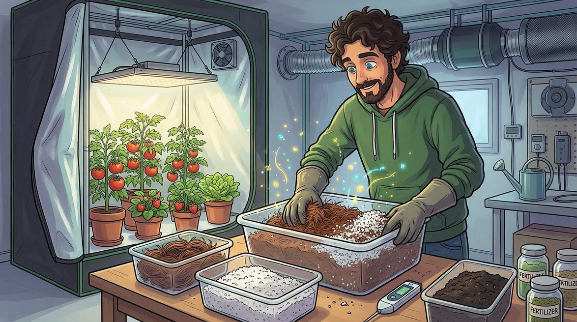 Подготовка субстрата для выращивания в домашних условиях: кокос, грунт, перлит