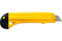 Упрочненный нож STAYER Force из АБС пластика, сегментированные лезвия 18 мм 0911_z01