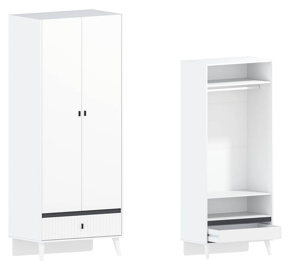 Омега 10 шкаф 2-х дв.для одежды