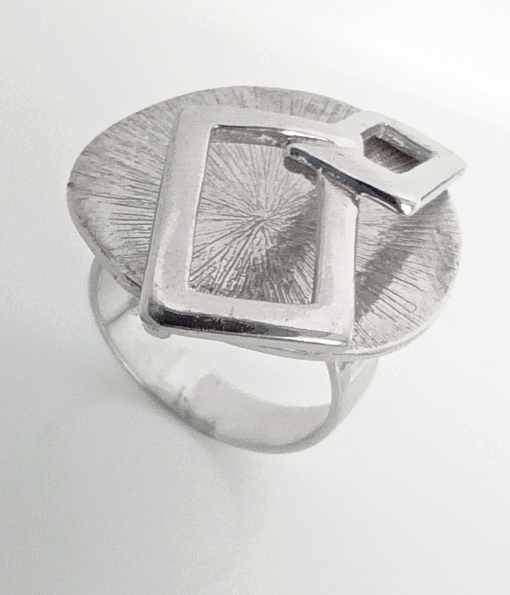 Кольцо серебряное Эстерелла, проба 925, родированное/Ф