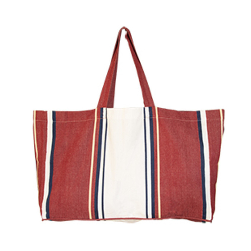 Шоппер "Марэ" красный 60 x 40 +15 см Хлопок