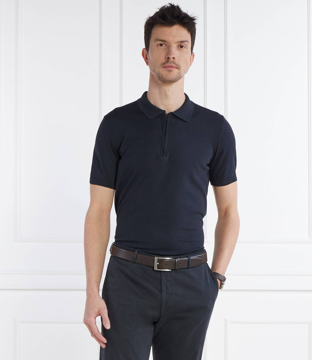 Поло otto Oscar Jacobson - темно-синий(68023918)