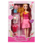 Кукла тип Модель свет/звук, с аксесс. в ассорт. в/к 21*5,5*32 см.