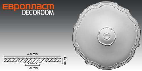 РОЗЕТКА 1.56.016 Европласт