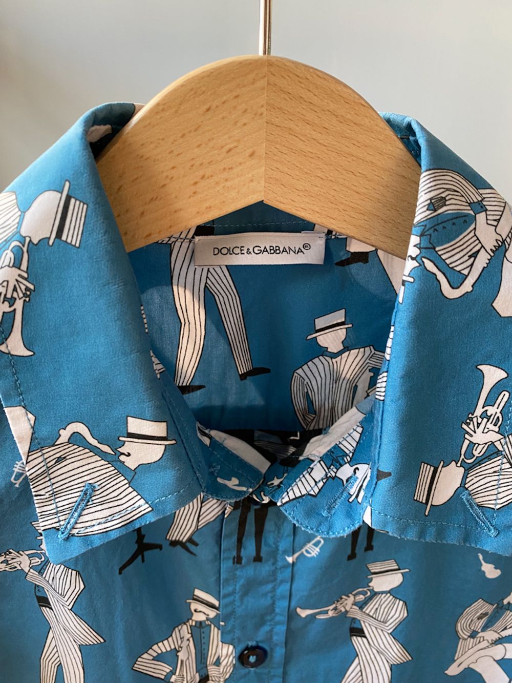 Хлопковая рубашка Dolce&Gabbana, 140