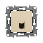 Розетка компьютерная RJ45 категория 6 UTP слоновая кость ETIKA Legrand