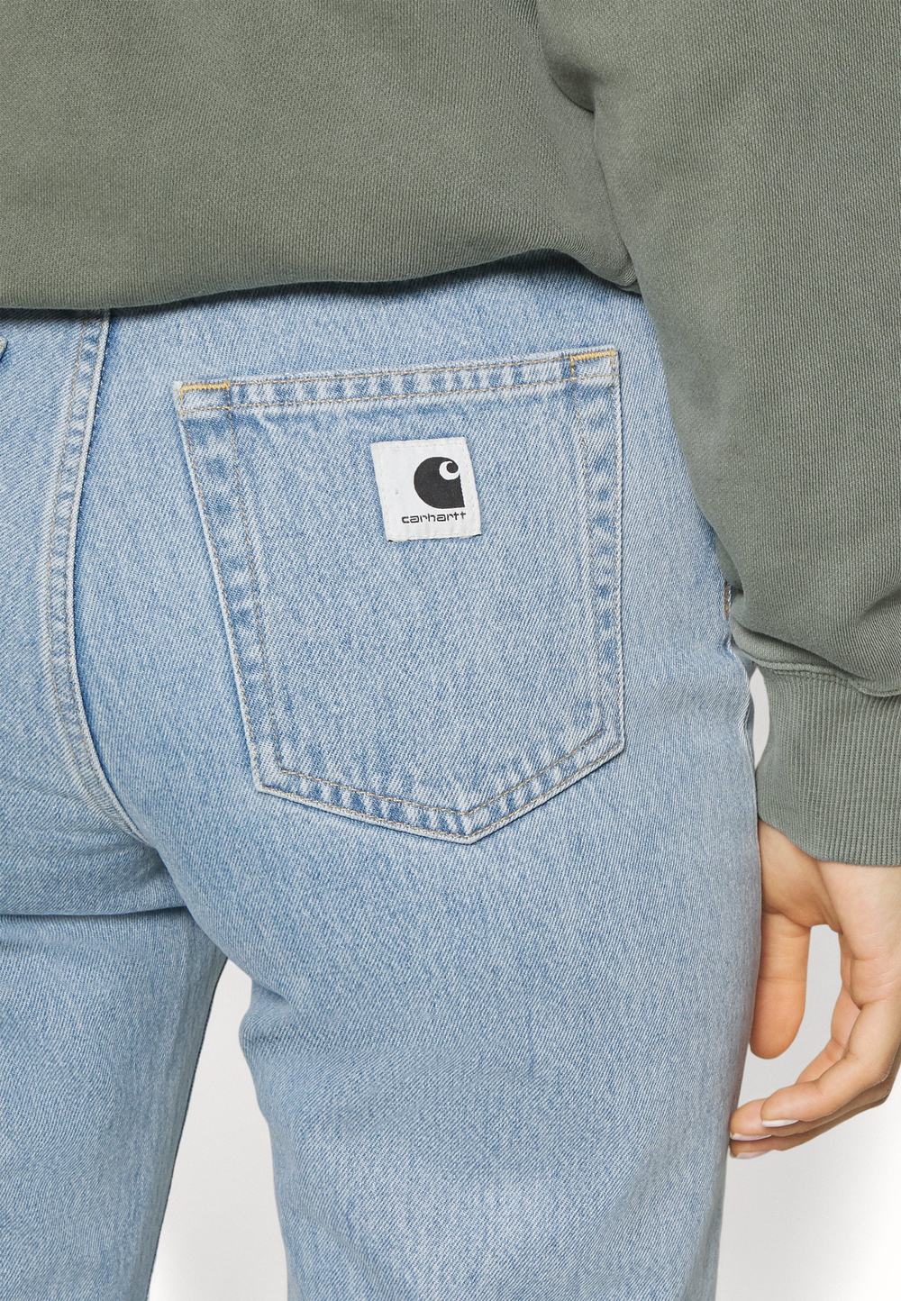 Carhartt WIP NOXON - Прямые джинсы - Белый