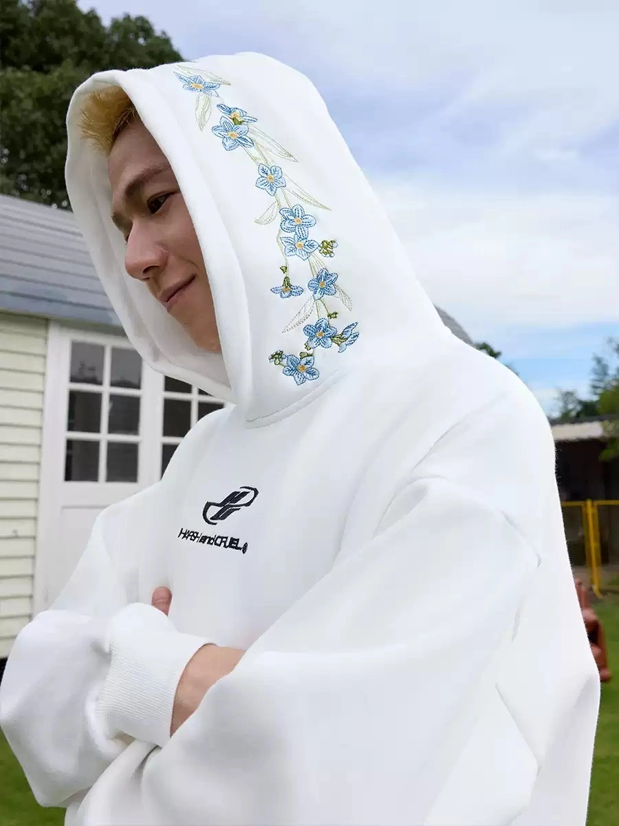 Худи HARSHandCRUEL "Hood Flowers" Oversized Hoodie