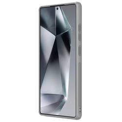 Усиленный противоударный чехол серого цвета (Titanium Gray) от Nillkin для Samsung Galaxy S25 Ultra, серия Super Frosted Shield Pro