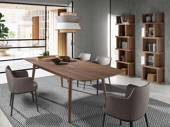 Стеллаж Angel Cerda 3024, 190х60 см, орех