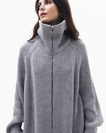 Свитер на молнии WARM GRAY
