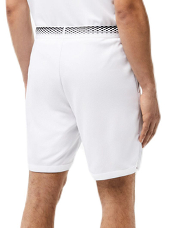 Мужские теннисные шорты Lacoste Tennis x Daniil Medvedev Mesh Shorts - белый