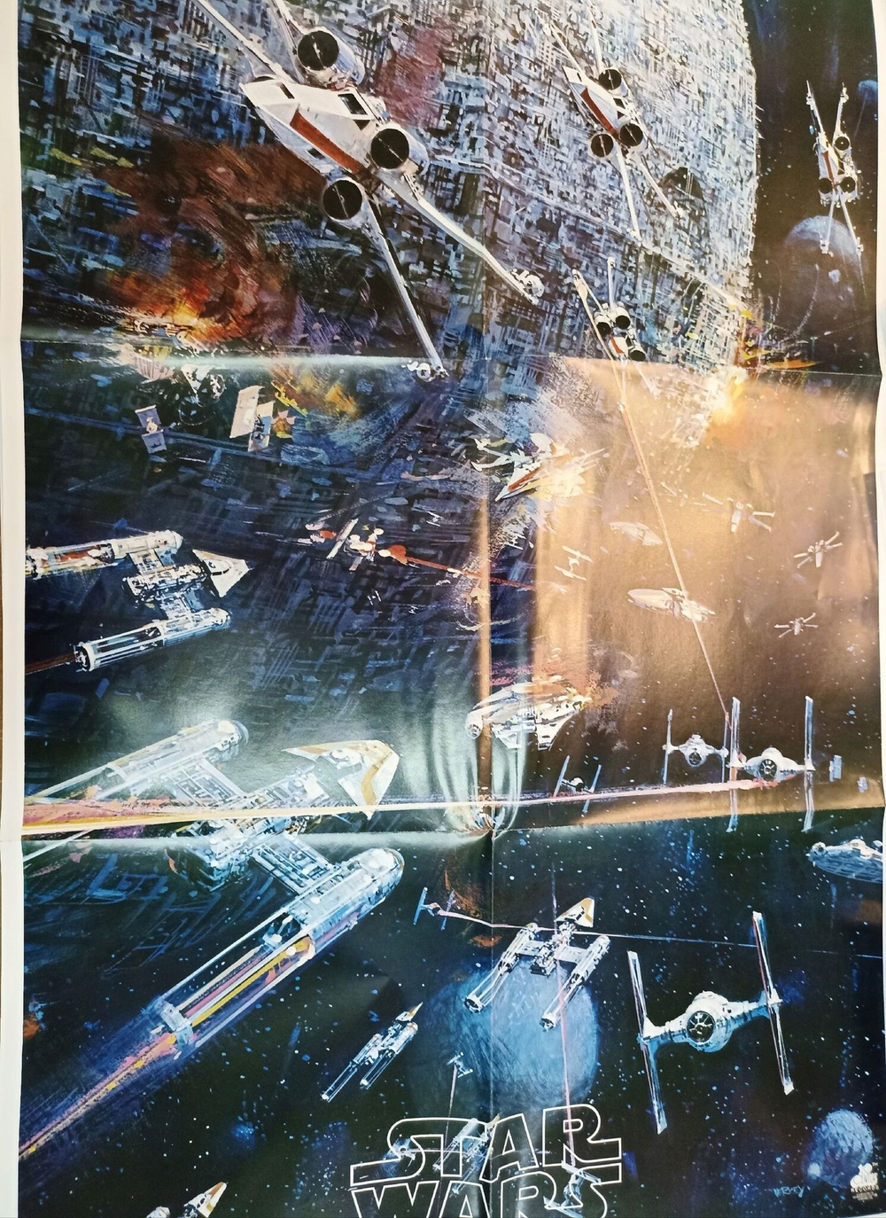 Винтажная виниловая пластинка John Williams The London Symphony Orchestra Star Wars 2LP (The Original Soundtrack From The 20th Century-Fox Film) (Big Poster) (Japan 1978)