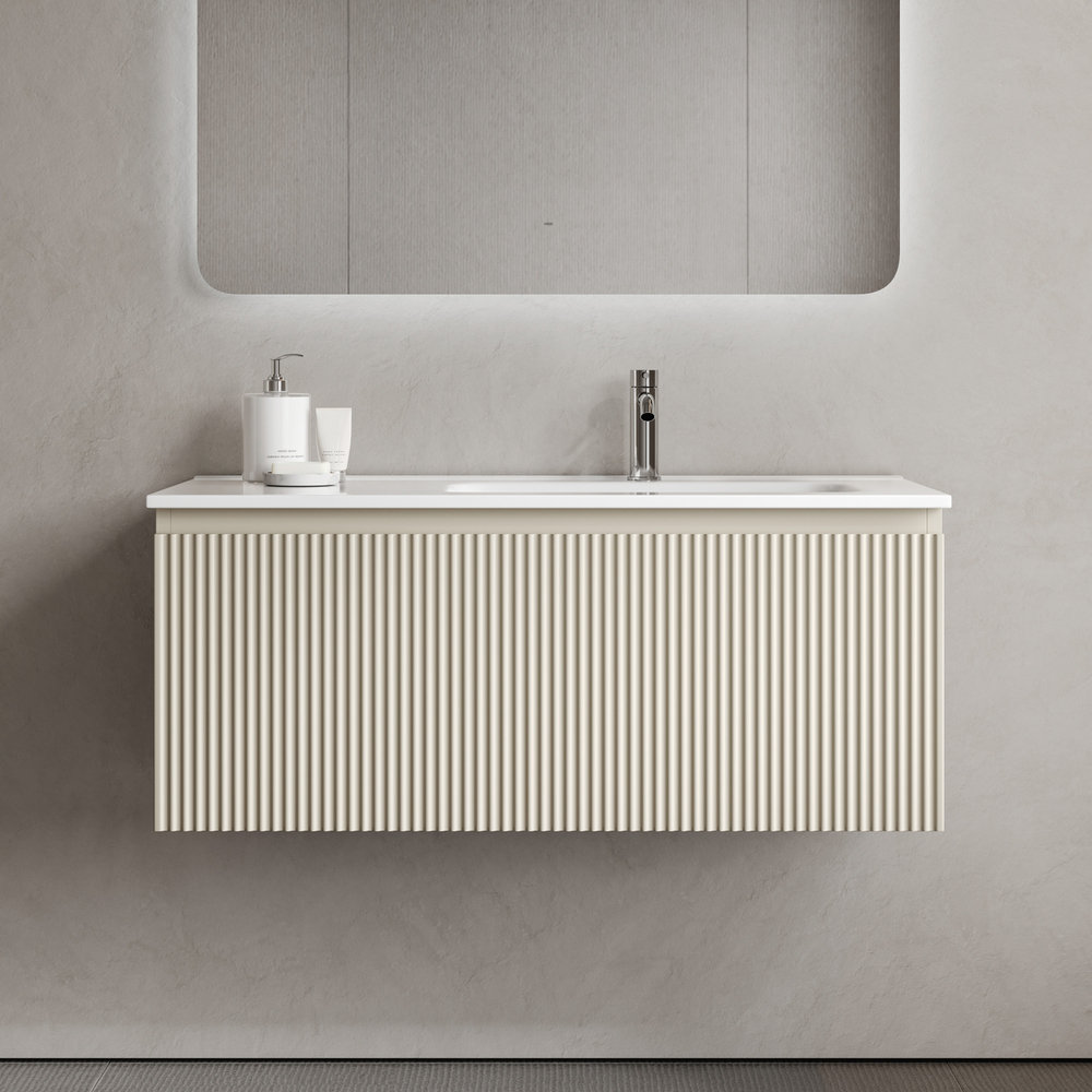 Тумба подвесная Sancos Snob R 1.0 с одним ящиком 995х445х406, Beige Soft, SNR1.0100RCE