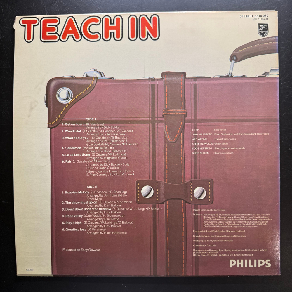 Teach-In ‎– Get On Board (Норвегия 1976г.)