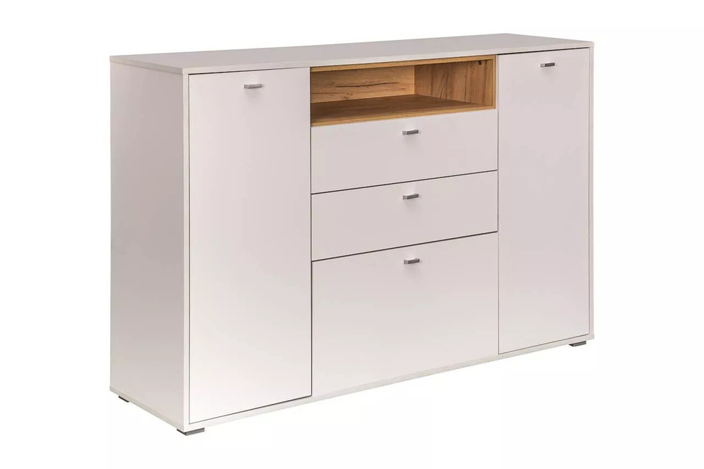 Бэль Комод 10.95 Дуб Золотой / Белый