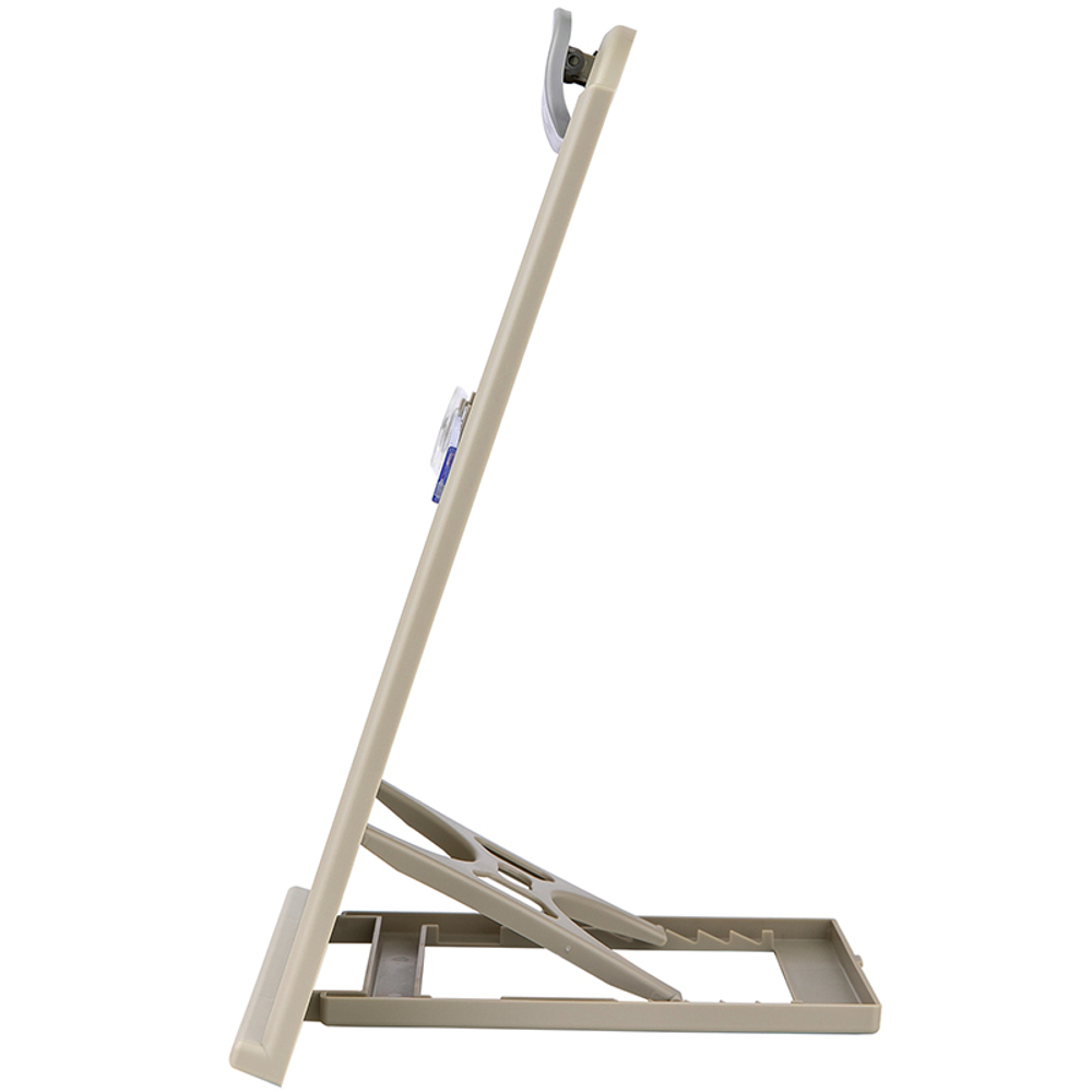 Папка-планшет DELI А4, пластиковая, с подставкой, серая