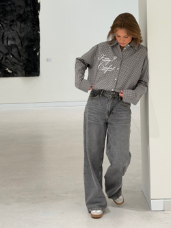 Рубашка 07, серая