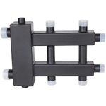 Коллектор с гидравлической стрелкой ROMMER - 1"1/4 НР на 1+1+1 контур 1" НР (до 60 кВт)