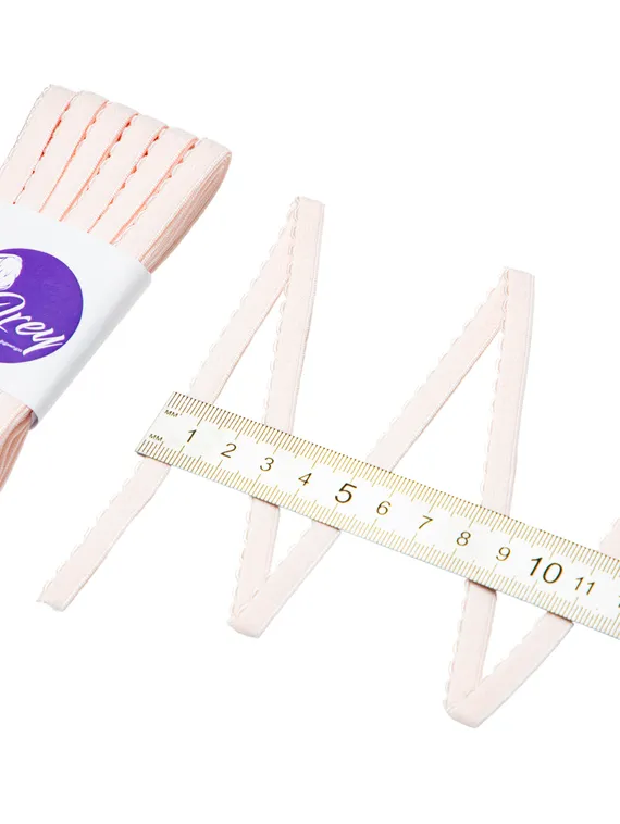 906 641/8 Резинка отделочная Lauma 8 мм, пастельно-розовый 906