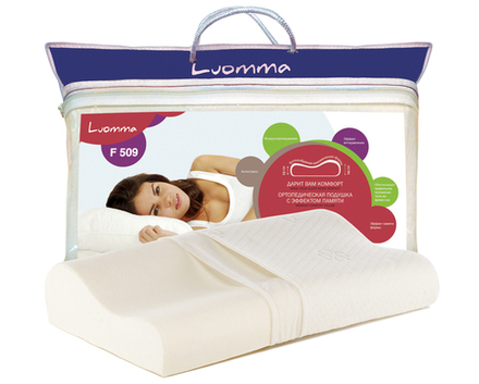 Подушка ортопедическая Luomma с эффектом памяти LumF-509