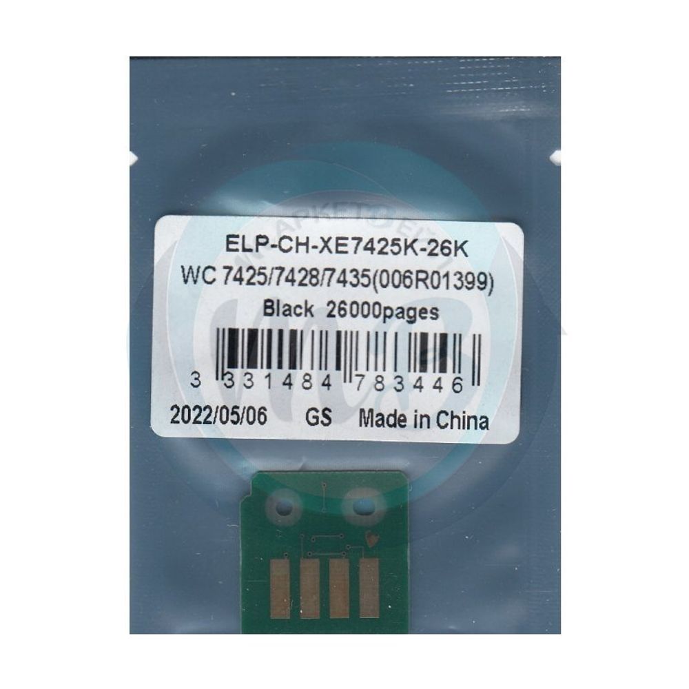 Чип ELP для картриджа Xerox WorkCentre 7425/7428/7435 (006R01399) Black, 26K