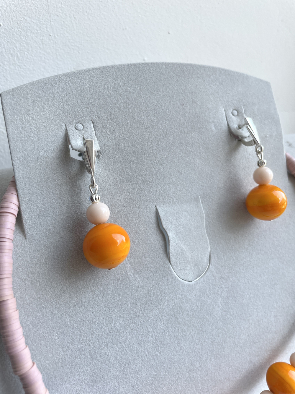 Комплект украшений из муранского стекла