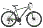 Велосипед 26" STELS Navigator-640 D , 24-sp ,рама 14.5, Антрацитовый/зелёный