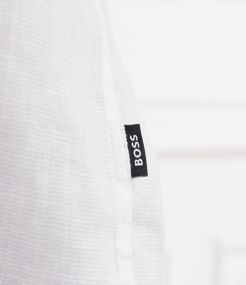 Льняная рубашка S-LIAM-ken BOSS BLACK - белый(50515156)