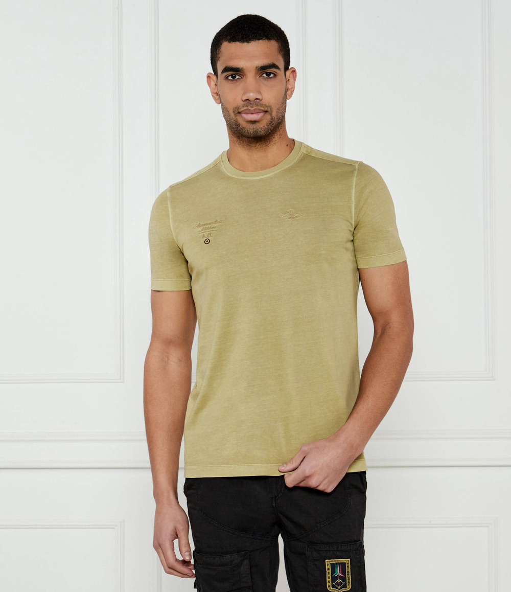 Футболка Aeronautica Militare - бежевый(TS2392J677)