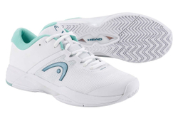 Женские Кроссовки теннисные Head Revolt Evo 2.0 - white/turquoise
