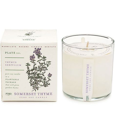 Somerset Thyme, свеча The Seeds, Kobo Candles