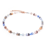 Колье Coeur de Lion Light blue-Beige 4905/10-0738