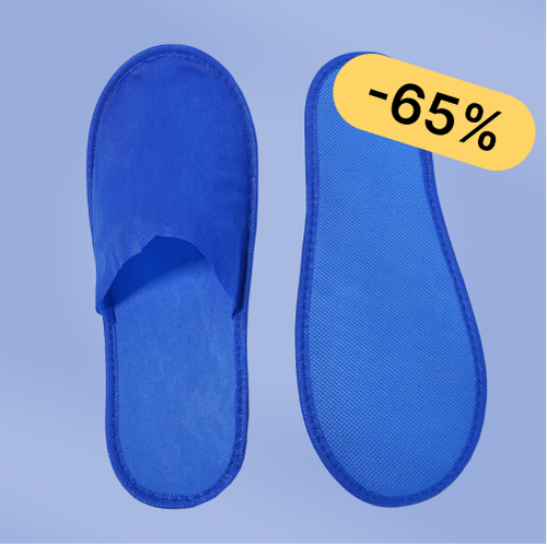 Тапки одноразовые эконом из спанбонда