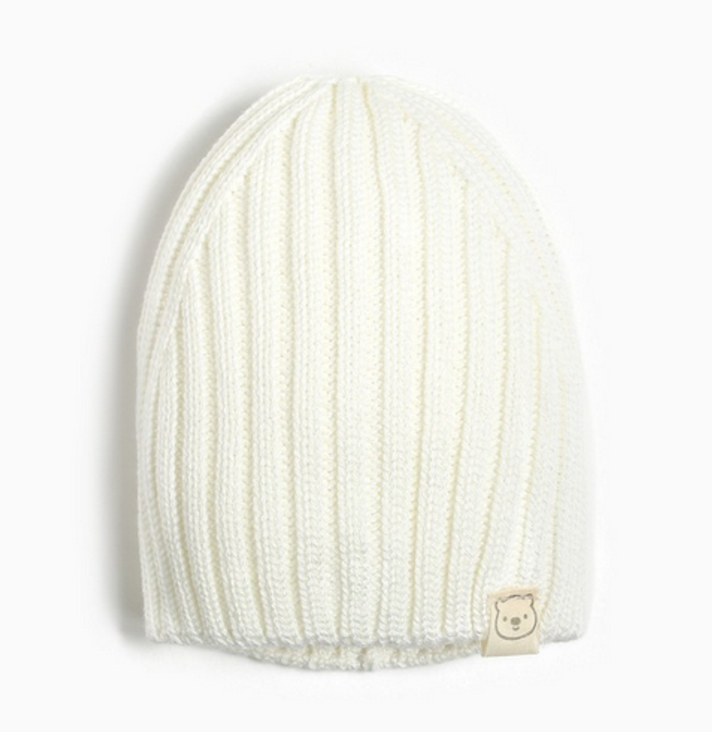 Шапка вязаная для девочек р. 46, молочный 9530811 (Крошка Я)