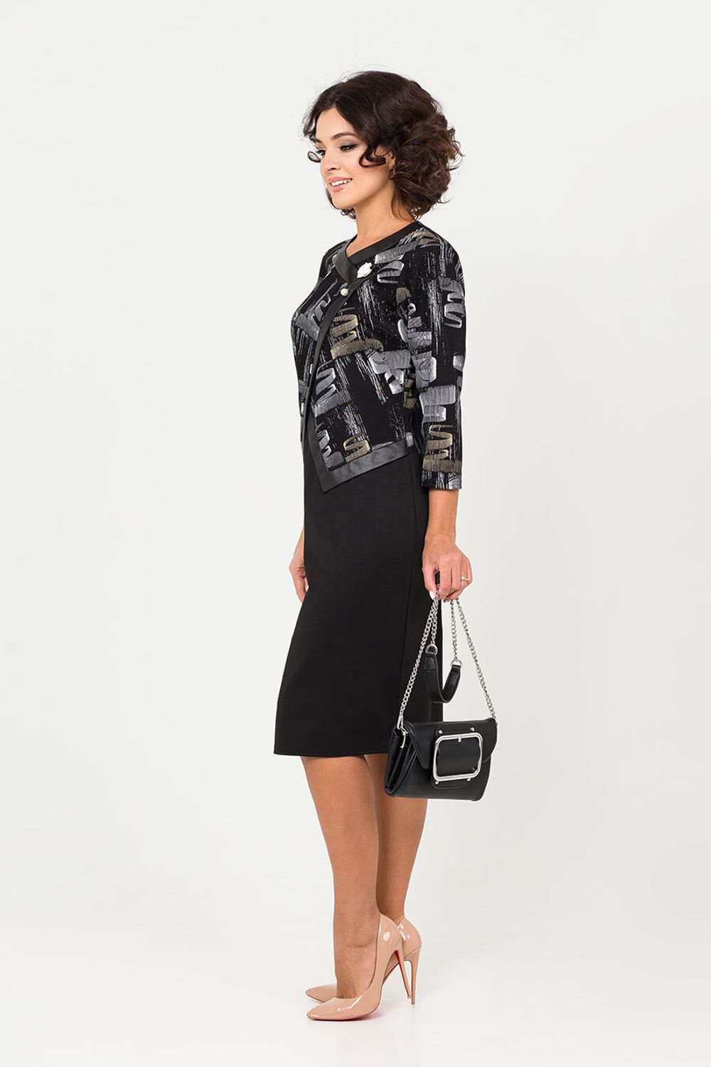 Платье Шерил 2 (48-56) Serenada ленты (Акция)